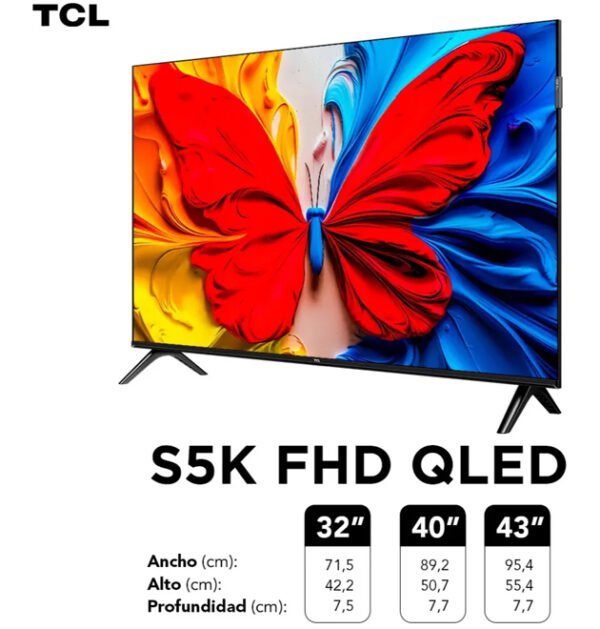 Smart TV 43 TCL Full HD QLED 43S5K